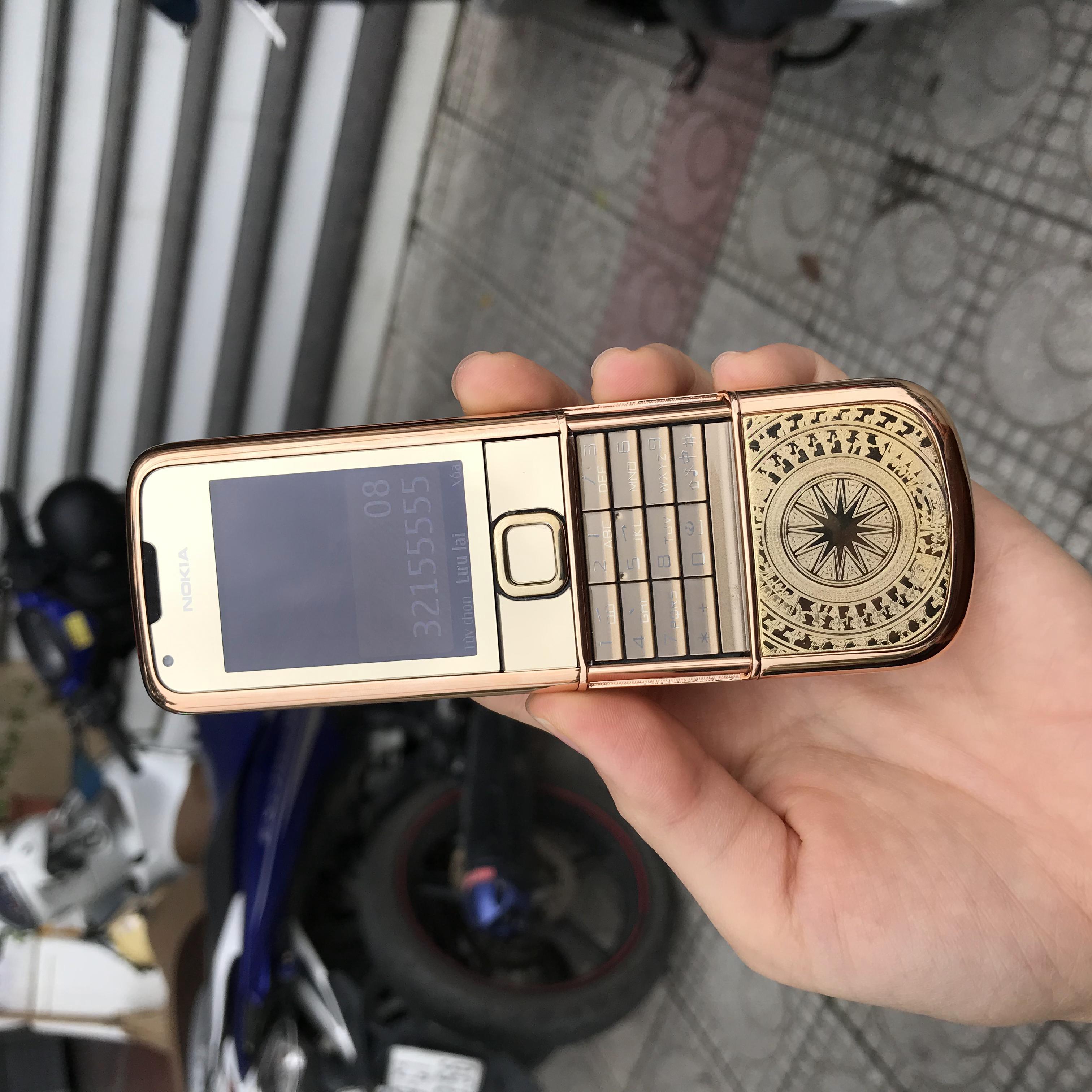 Điện thoại Nokia 8800 Arte Rose Gold Khảm Trống Đồng - Bảo hành 12 tháng - Hỗ trợ trả góp  0%