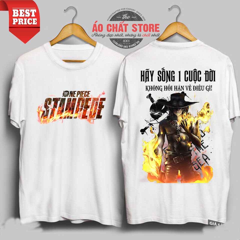 [HCM][SIÊU HOT] Áo Thun One Piece Hỏa Quyền Portgas D. Ace Cực Đẹp | Áo Phông Hải Tặc ACE Siêu Độc OP82