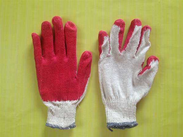 Bịch 10 đôi găng tay lao động sơn đỏ