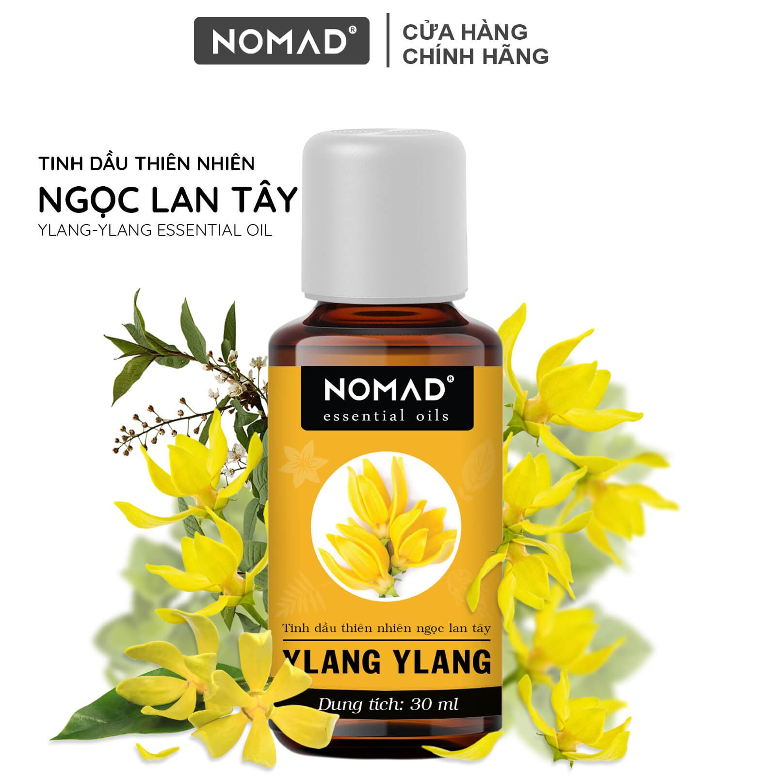 Tinh Dầu Thiên Nhiên Ngọc Lan Tây Nomad Essential Oils Ylang Ylang