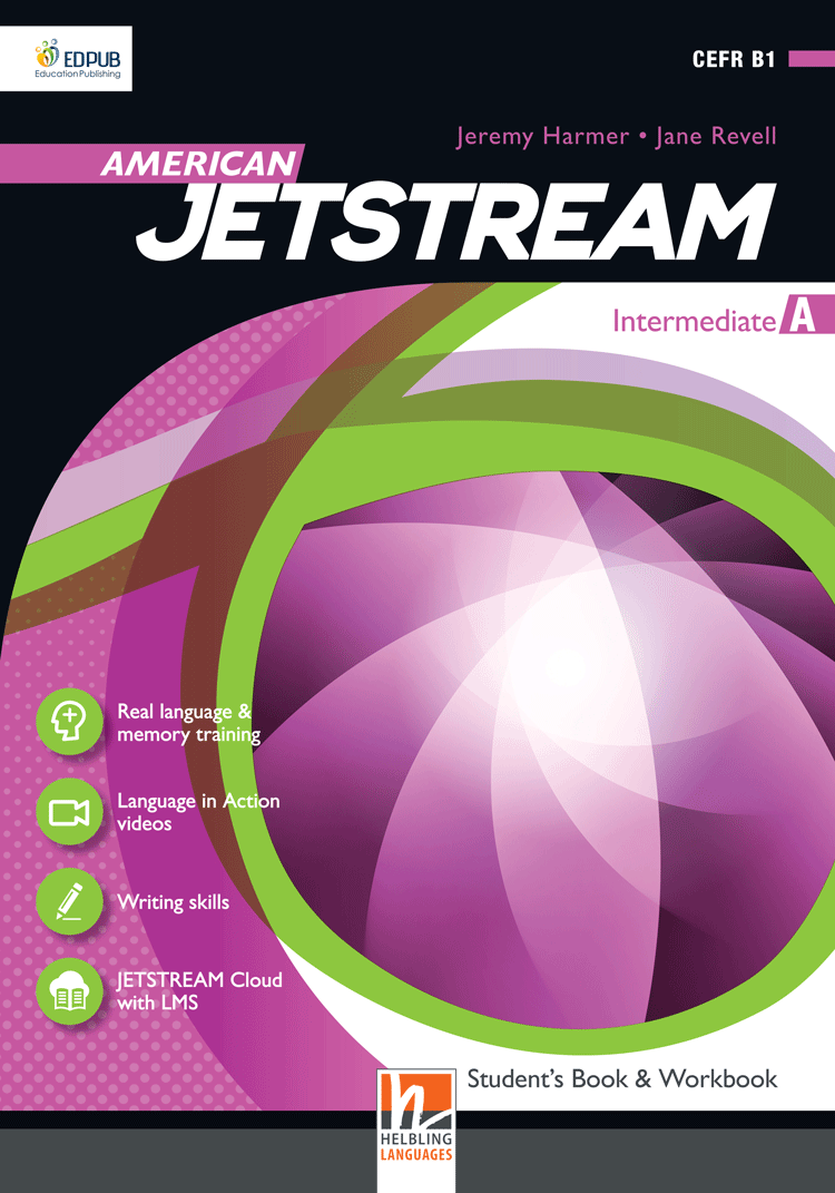 Sách - dtpbooks - American Jetstream Intermediate A Student's book & Workbook