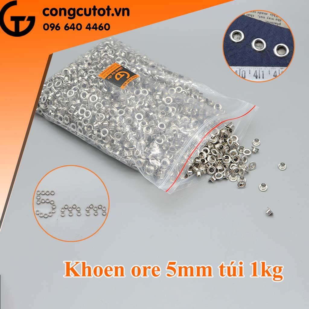 Khoen ore bằng nhôm 5mm túi 1kg
