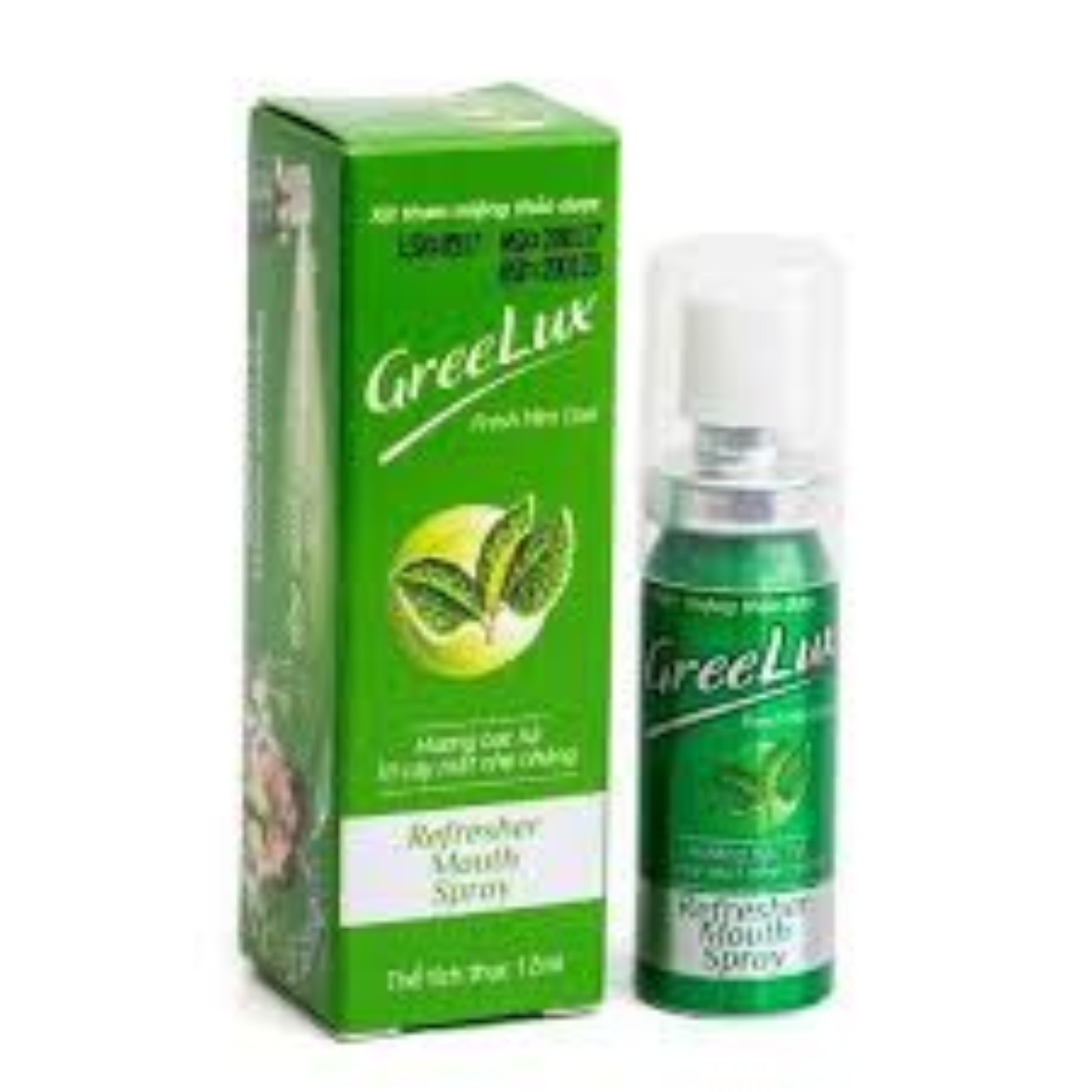 [Chính Hãng] - Xịt Thơm Miệng Greelux Extra Cool Thảo Dược Xanh Lá - 12ml