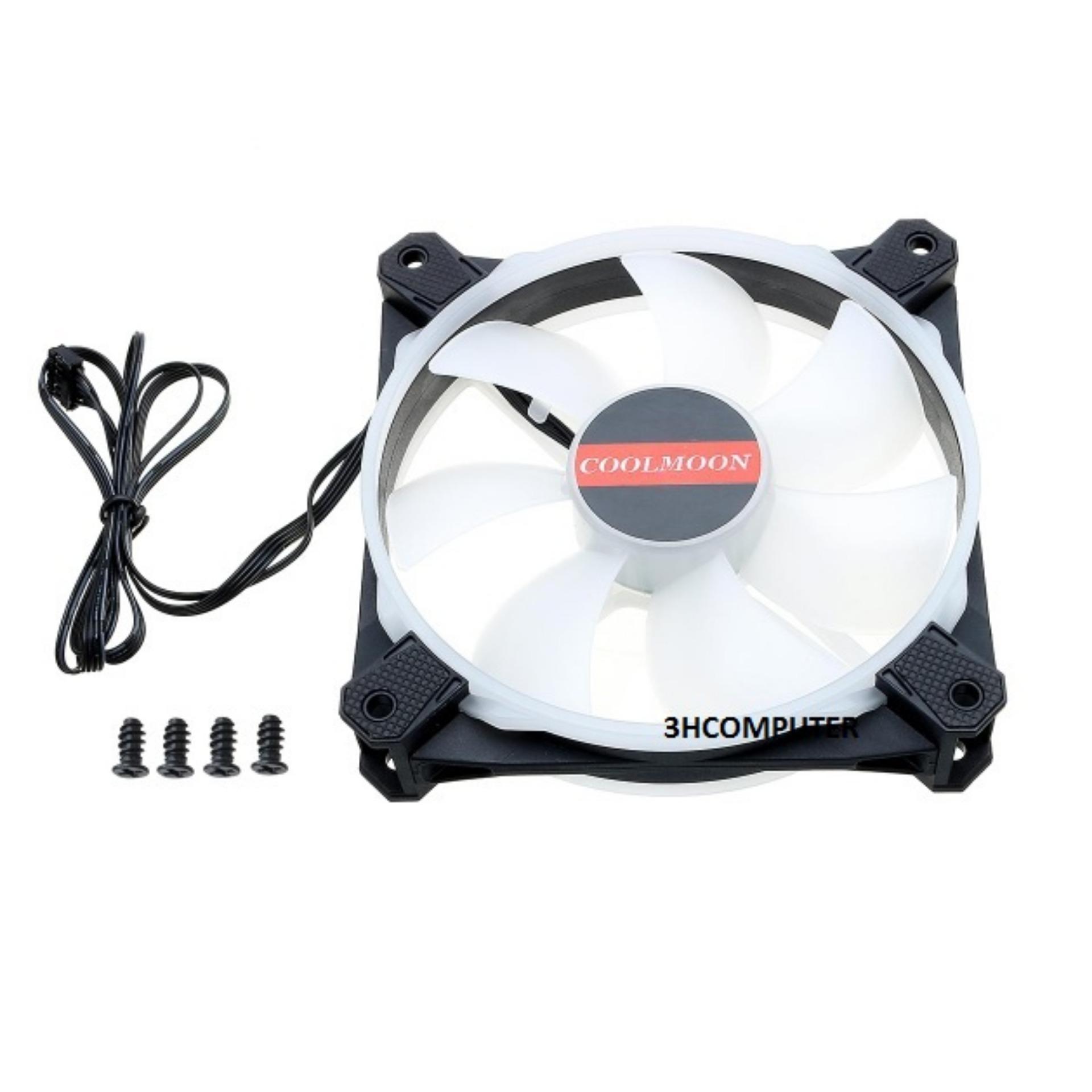 [HCM]Quạt tản nhiệt Led RGB gaming COOLMON 1 Fan V2 (2018)