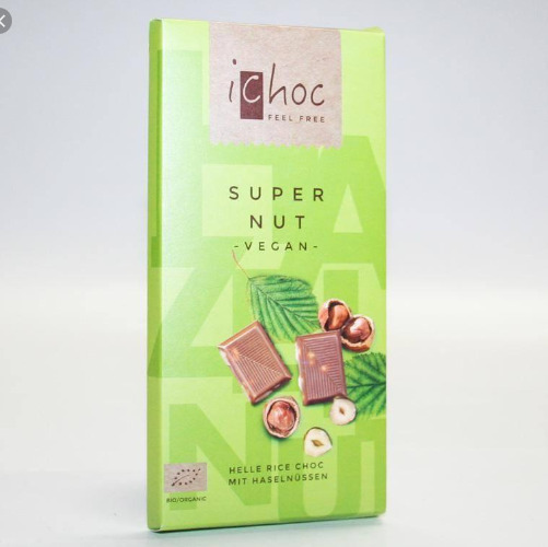 Socola hữu cơ thuần chay super nut ichoc 80g