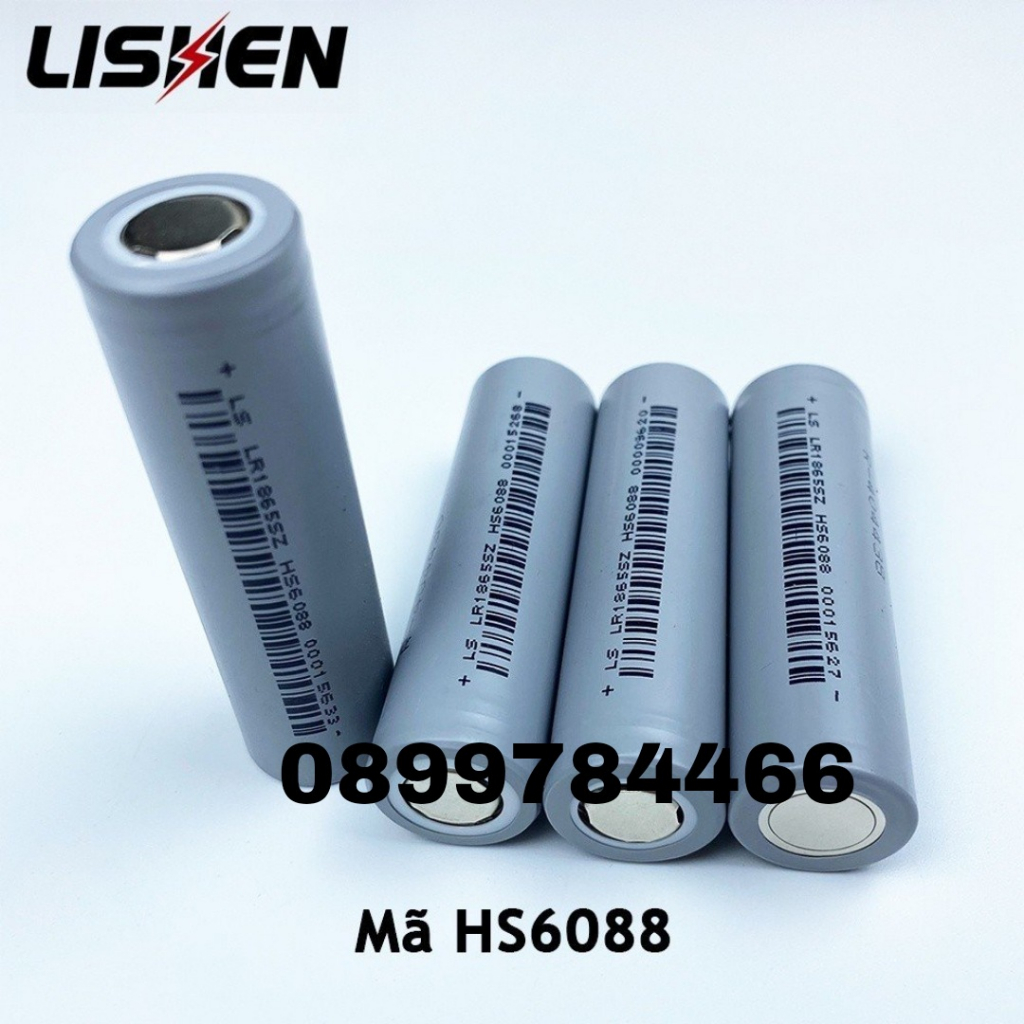 Combo 10 cell pin chính hãng lishen xám 2500mah, dòng xả cao 12a - chính hãng dao test dung dượng