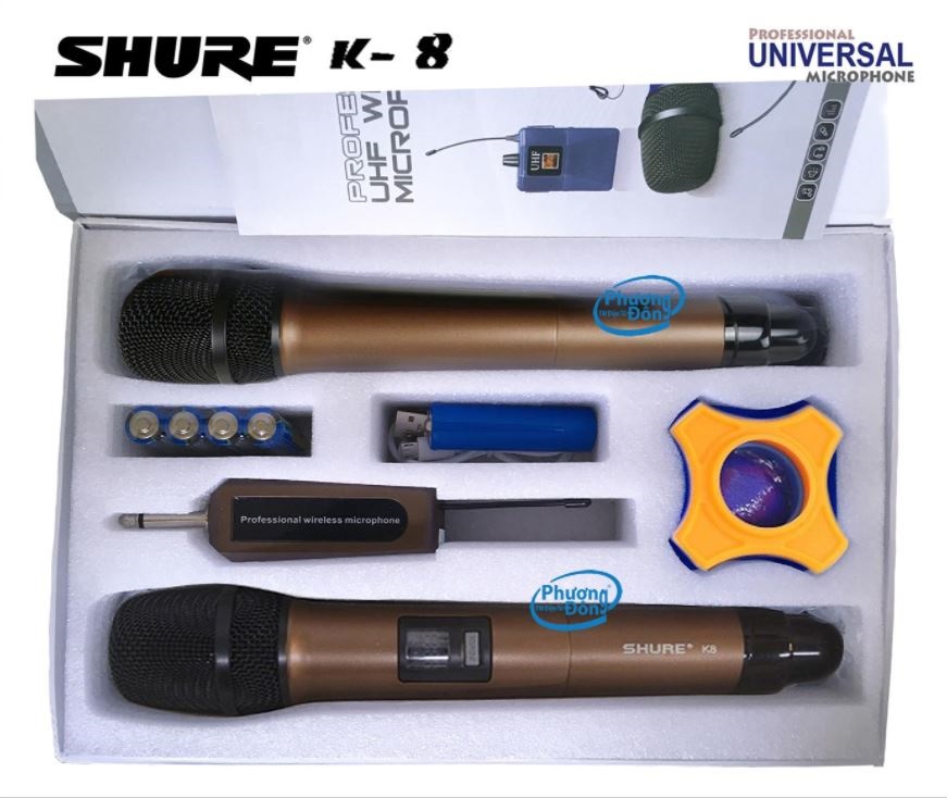 Micro không dây shure K8