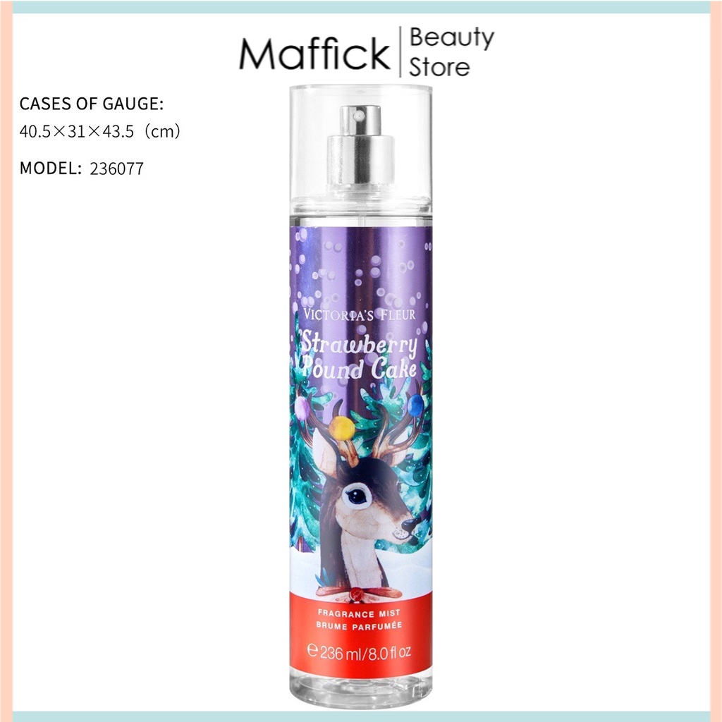 Nước hoa toàn thân, xịt thơm body mist VICTORIA hương thơm dịu dàng 236ml Maffick