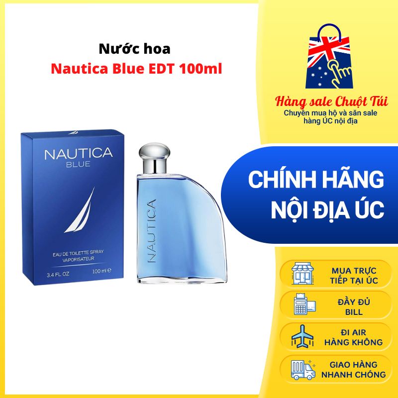Nước hoa nautica blue edt 100ml