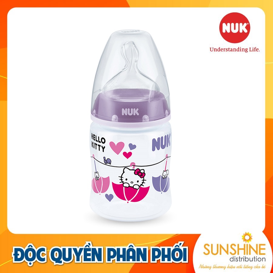 Bình sữa nuk premium choice+ nhựa pp 150ml núm ti s1-m