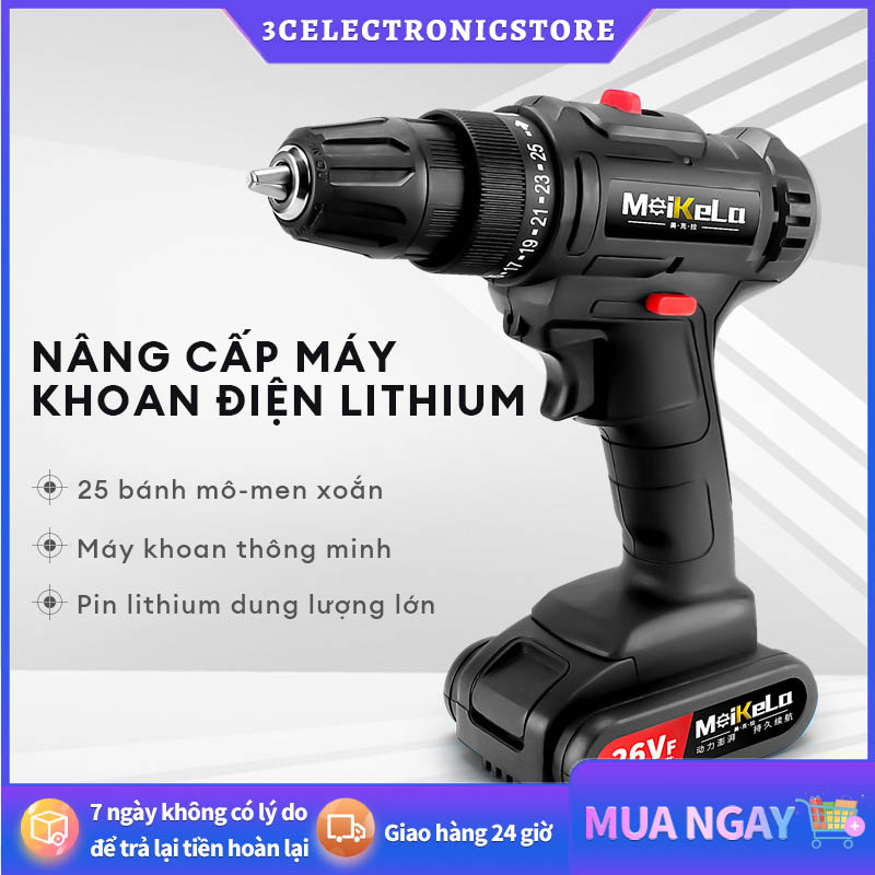 [FREESHIP🎁]Máy khoan pin | Máy khoan pin không chổi than đa năng cao cấp 36VF (Tốc độ gấp đôi, một pin và một lần sạc) hộp