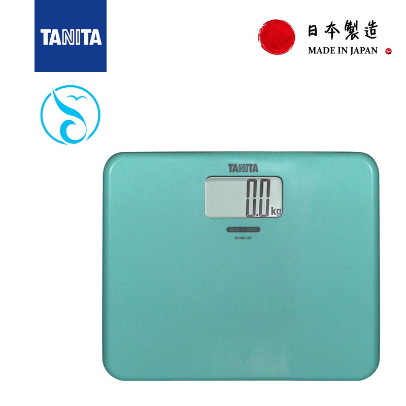 Cân điện tử Tanita HD007 WH (Màu Xanh Ngọc) - Sản xuất tại Nhật Bản - Trọng tải 150kg - Hàng chính hãng - Bảo hành 12 tháng