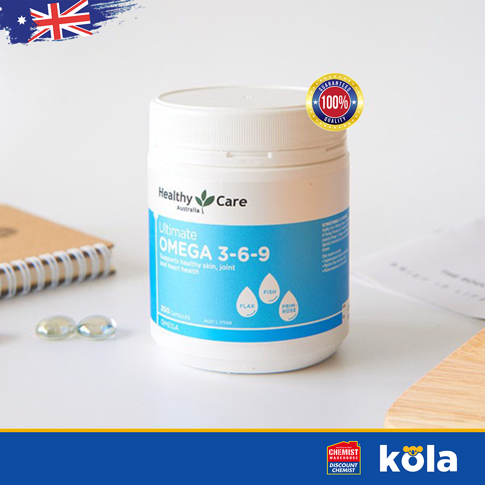 Viên uống bổ sung Omega 3-6-9 Healthy Care 200 viên (LZD2)