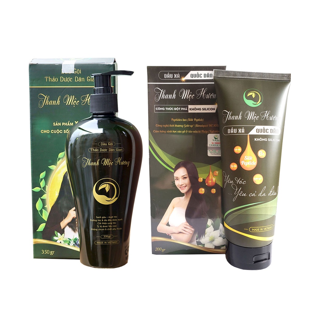 [HCM]Combo Dầu Gội & Dầu Xả Thanh Mộc Hương