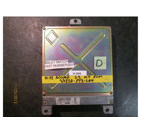 Hộp bộ điều khiển ECU ECM não xe hơi ô tô Honda Accord 1990 1991 92 93 số sàn máy 2.2 37820-PT3-L04 37820PT3L04 Giá 5,574,261 Đồng*Miễn phí vận chuyển