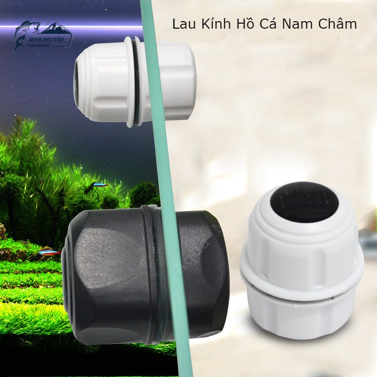 Hít chà hồ nam châm cho hồ cá tép, thủy sinh mini tròn