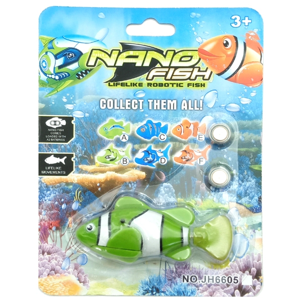 Robot Cá Hề Nano JH6605 - Màu Xanh Lá