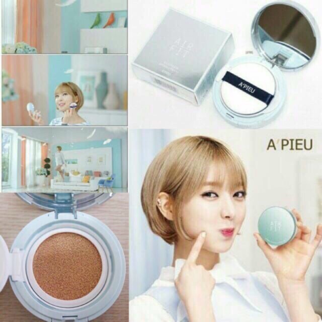 Phấn nước Apieu Air Fit Cushion No 23 tone da tự nhiên cam kết sản phẩm đúng mô tả chất lượng đảm bảo