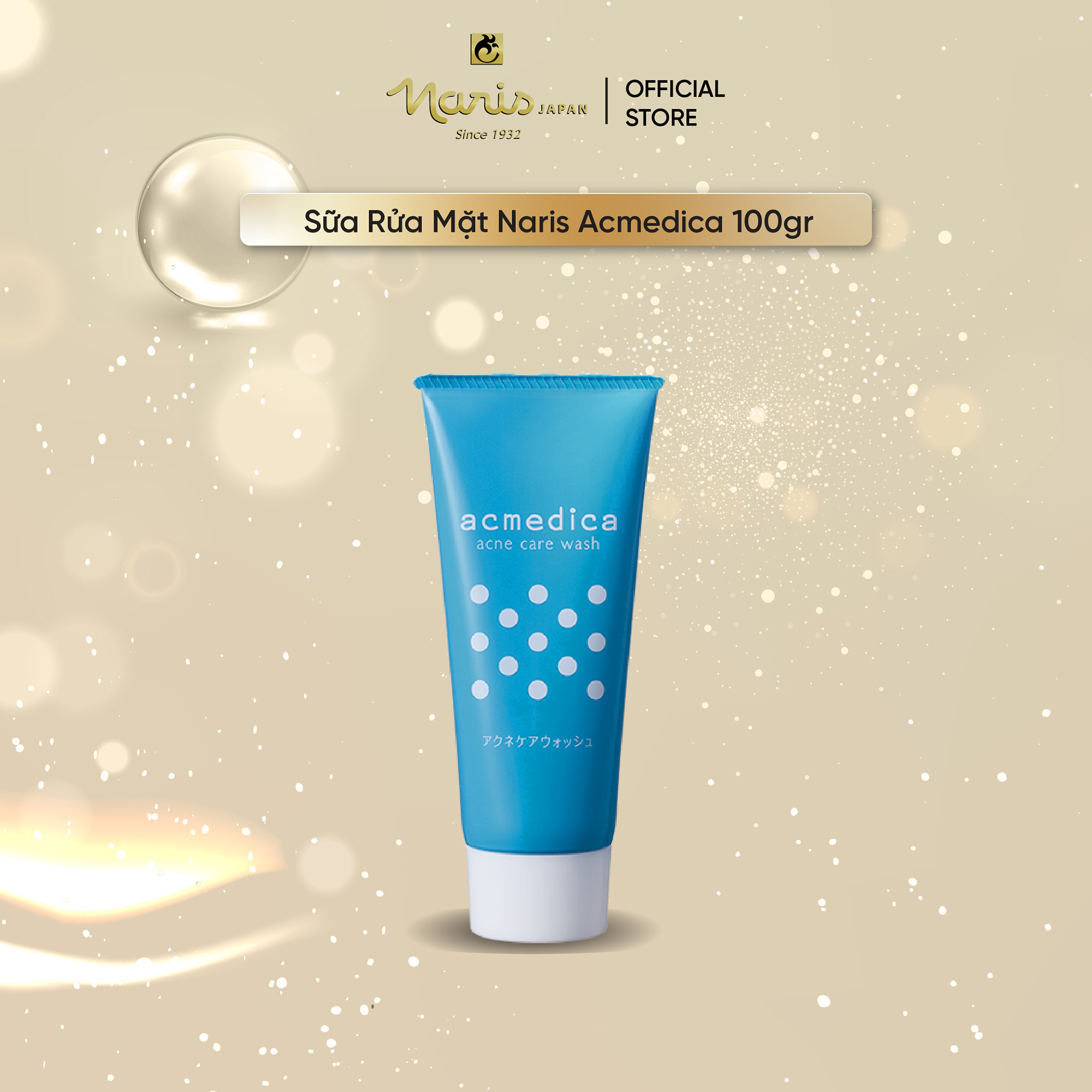 Sữa rửa mặt cho da mụn Naris Acmedica Acne Care Wash