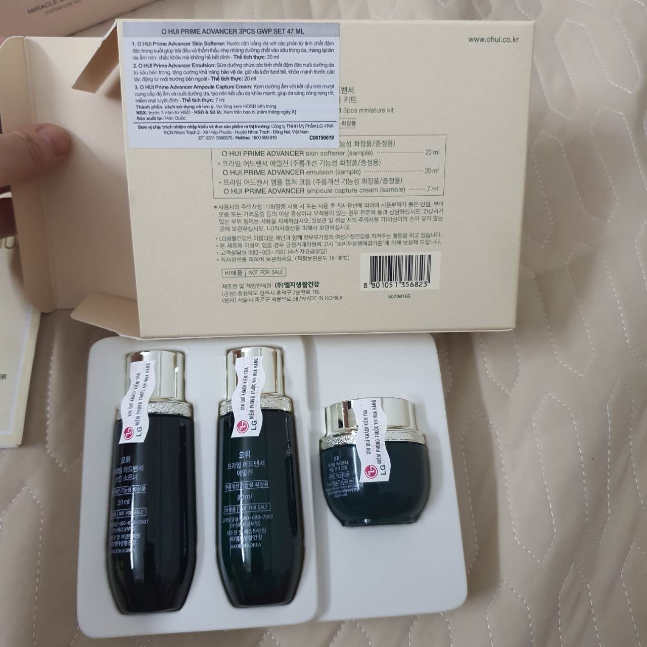 Set dưỡng trắng Ohui Prime Advancer 3pcs