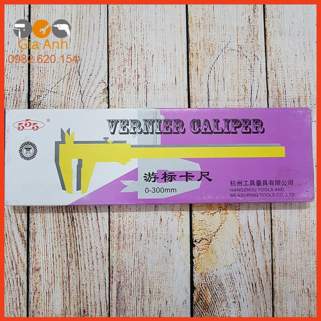 Thước cặp kẹp cơ khí thép không gỉ 0 300mm.