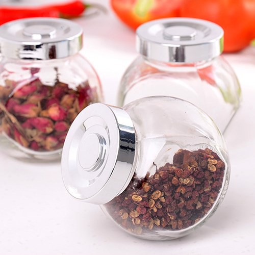 Hũ thủy tinh nghiêng đựng mỹ phẩm, các loại hạt, gia vị 50m, 180ml, 380ml