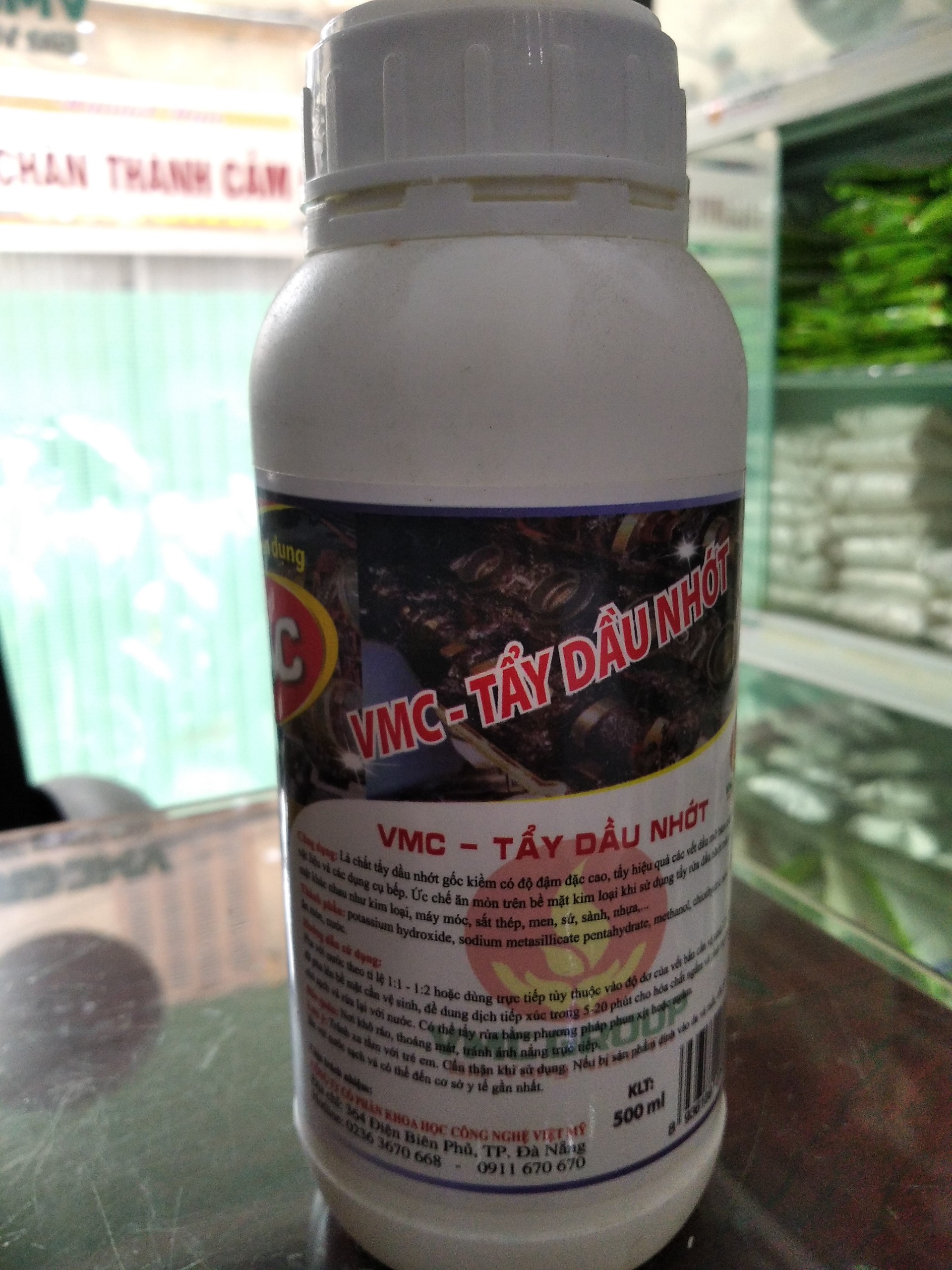 Siêu tẩy dầu nhớt vmc chai 500ml