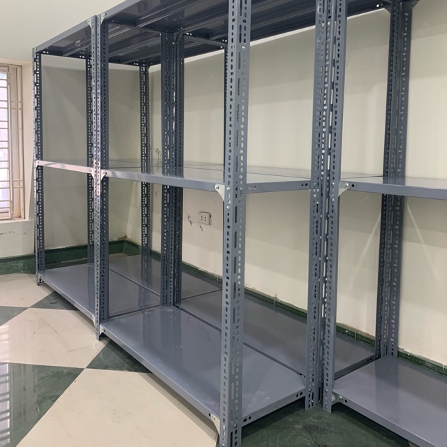 Quá rẻ, Kệ sắt v lỗ R30 x D100 x C120x 3 tấm