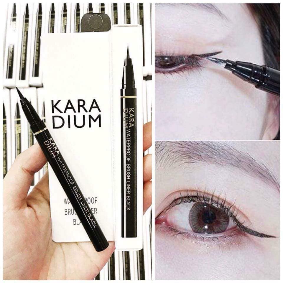 Bút kẻ mắt karadium chống thấm nước, bút dạ kẻ mắt eyeline lâu trôi sắc nét