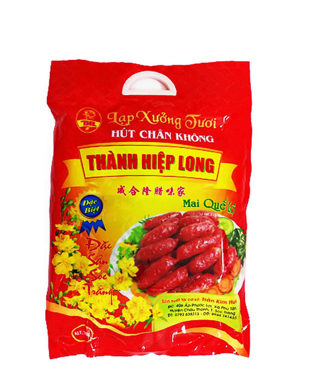 Lạp xưởng tươi mai quế lộ - hút chân không - bao bì 500gr