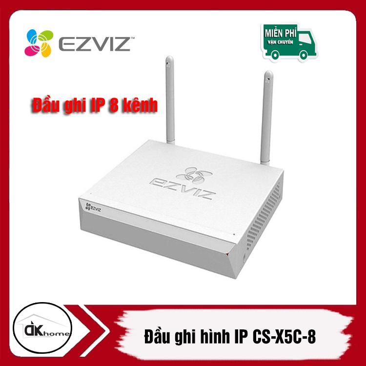 Đầu ghi hình ip 8 kênh ezviz cs-x5c-8apec anten 2 râu