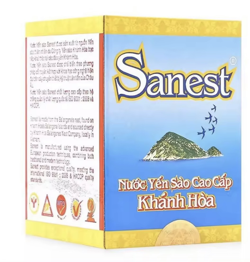 Nước yến sào khánh hòa sanest lọ 70 ml, kiêng đường