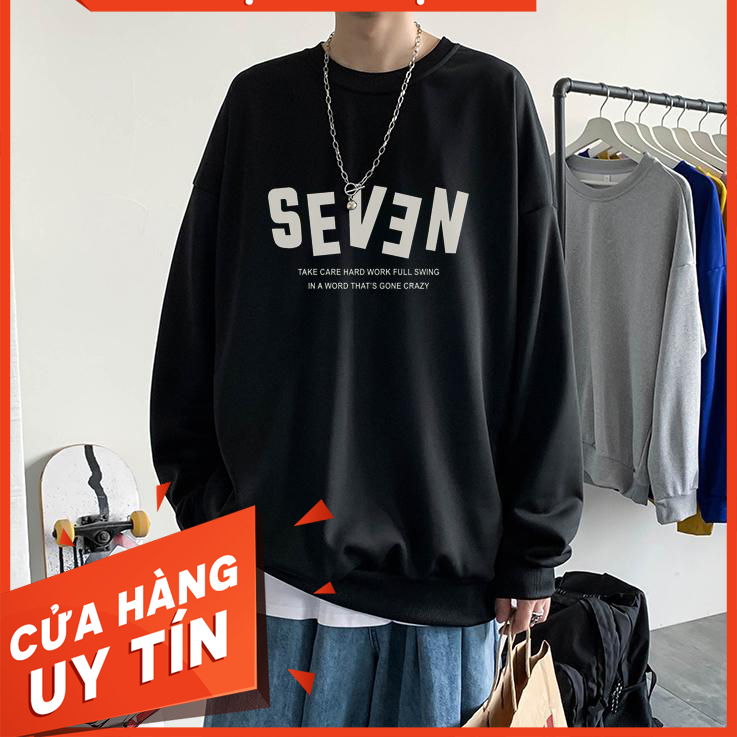 Áo Sweater Nỉ Bông unisex Seven MonsterX đủ màu