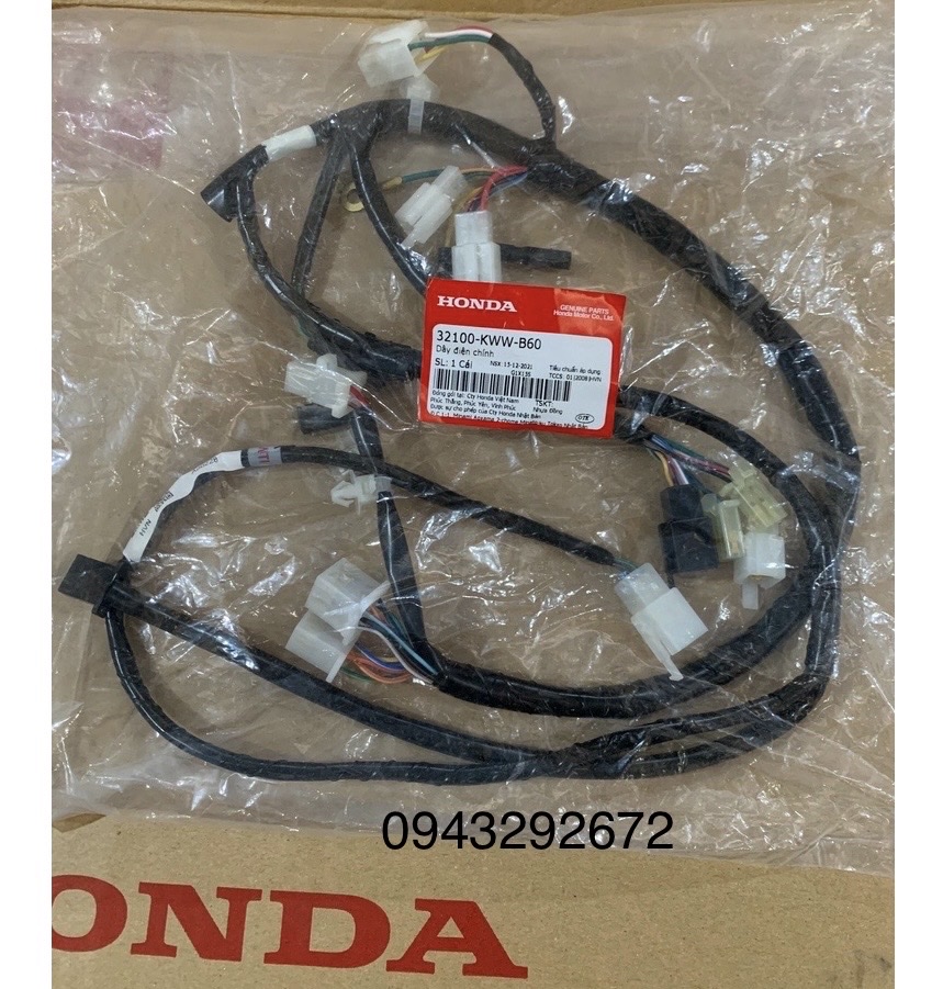 Bộ dây điện rsx 110, ws 110 honda