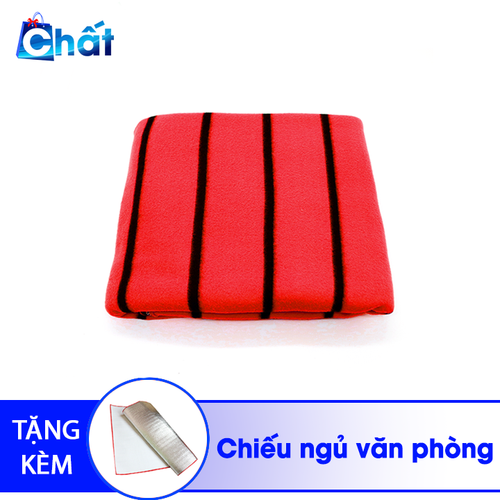 Chăn nỉ văn phòng chăn ngủ cá nhân + Tặng chiếu ngủ văn phòng 100x180cm