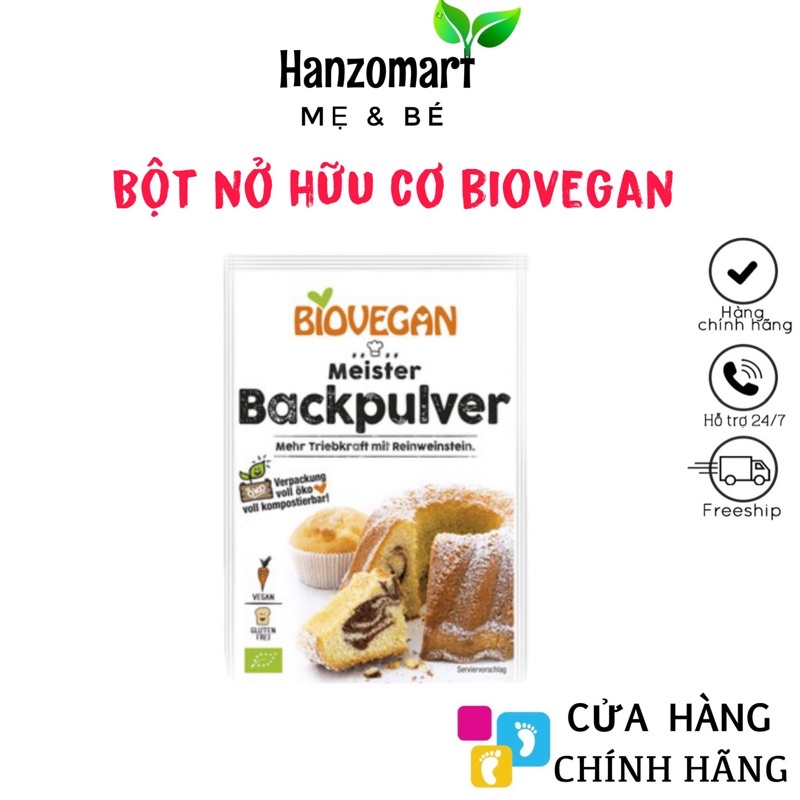 Bột nở hữu cơ RUF / Bột nở hữu cơ Biovegan