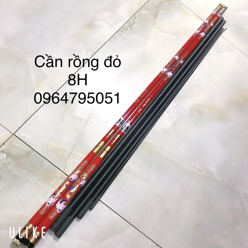 Cần câu tay 8h rồng đỏ