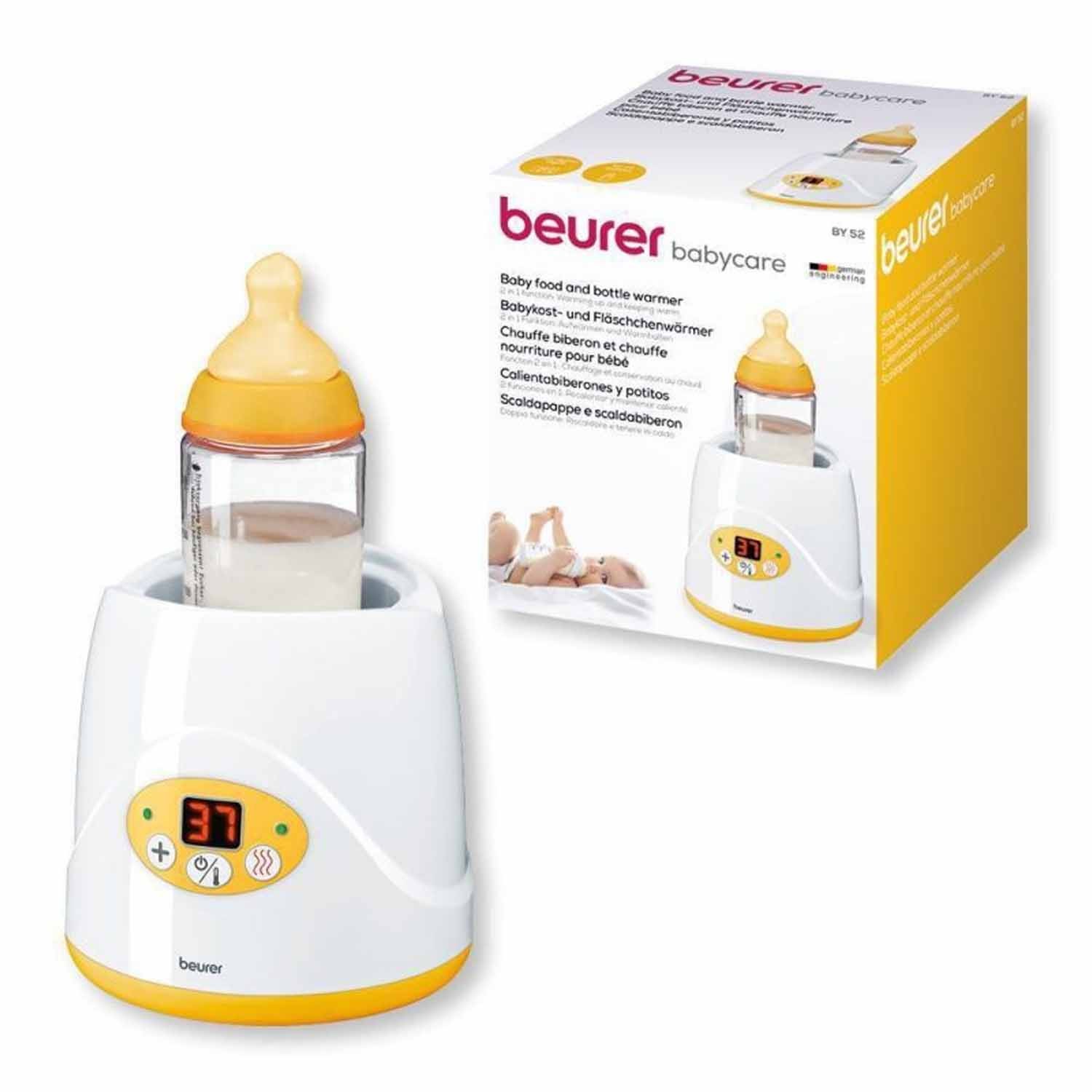 Máy ủ ấm bình sữa,thức ăn cho bé Beurer BY52 làm ấm dựa trên công nghệ