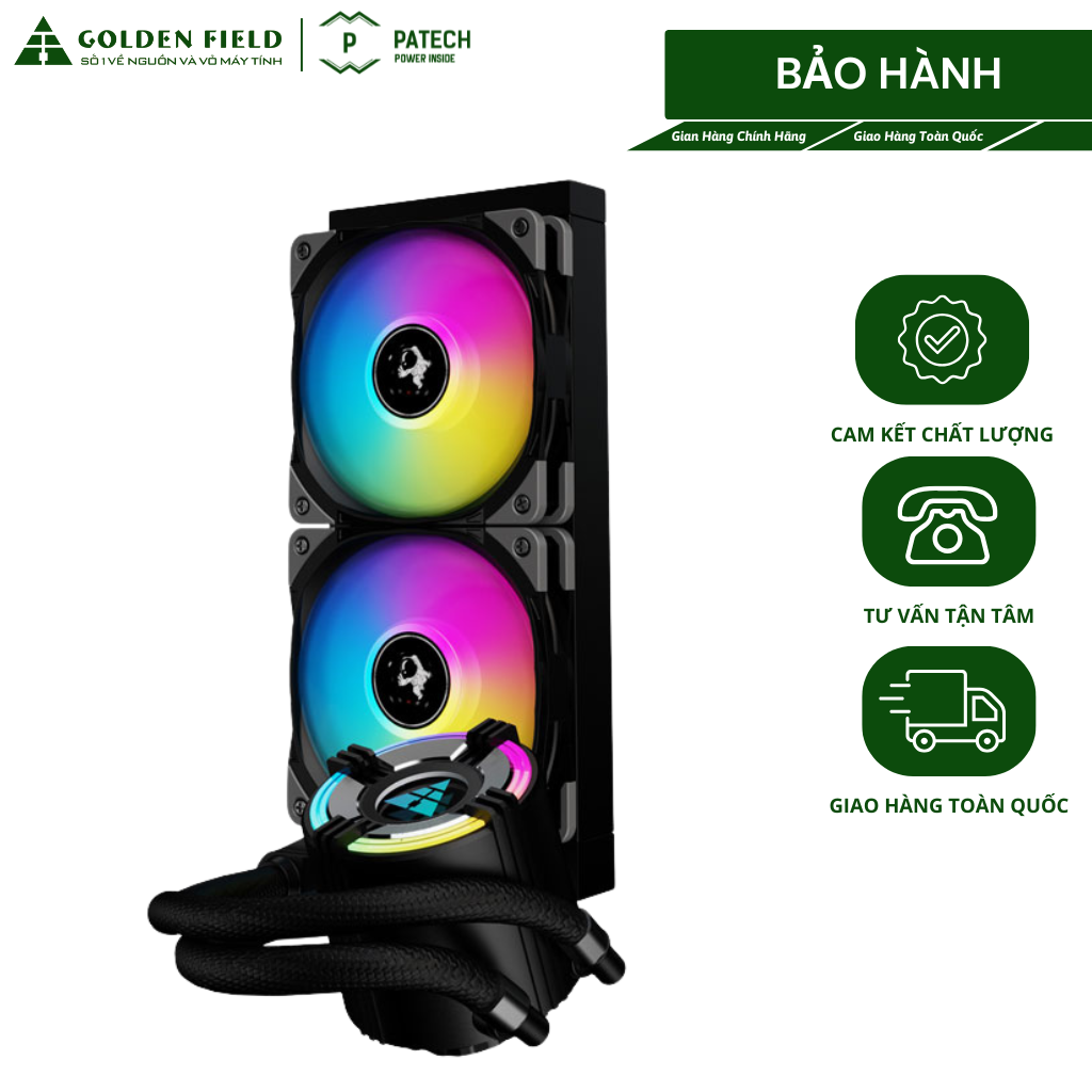 Quạt Tản Nhiệt Starts S240 ARGB, Black|Patech Electronics Giá 1,729,650 Đồng*Miễn phí vận chuyển