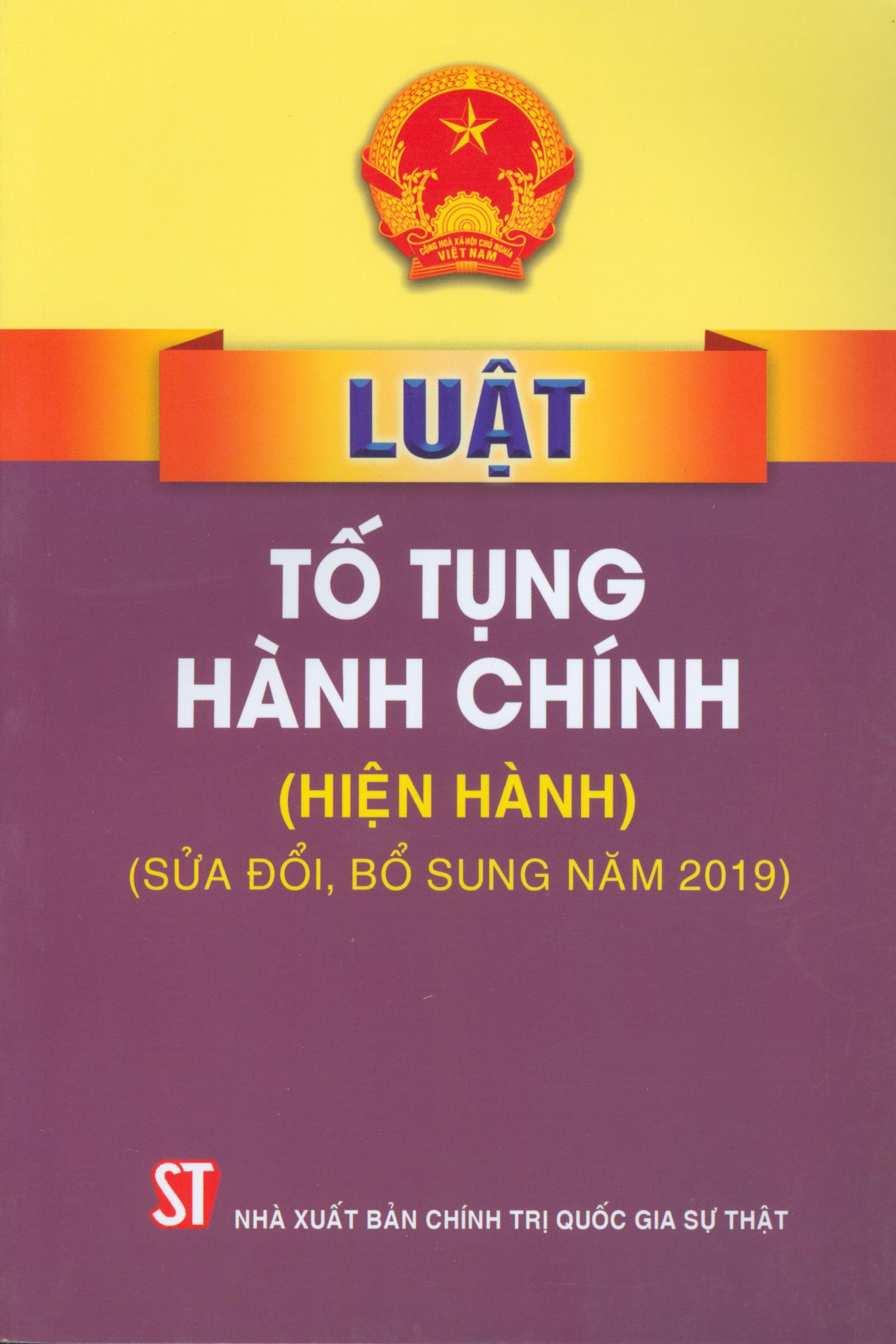 Luật tố tụng hành chính -