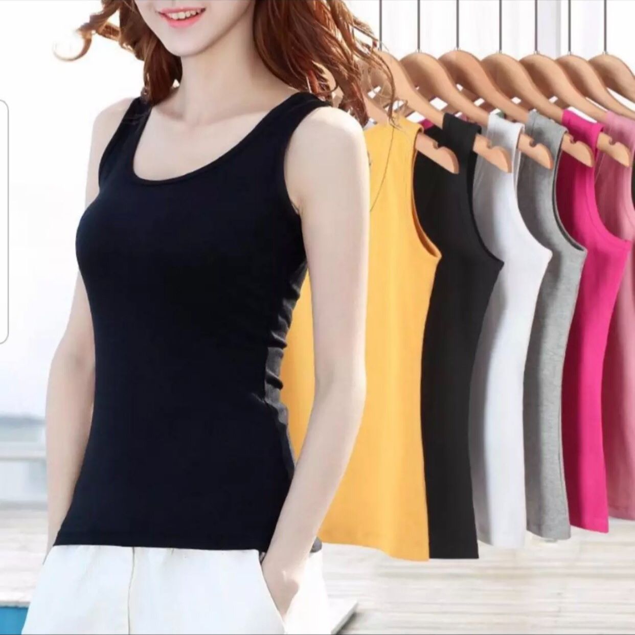 Áo thun ba lổ nữ, áo sát nách nữ có bigsize 35-75kg