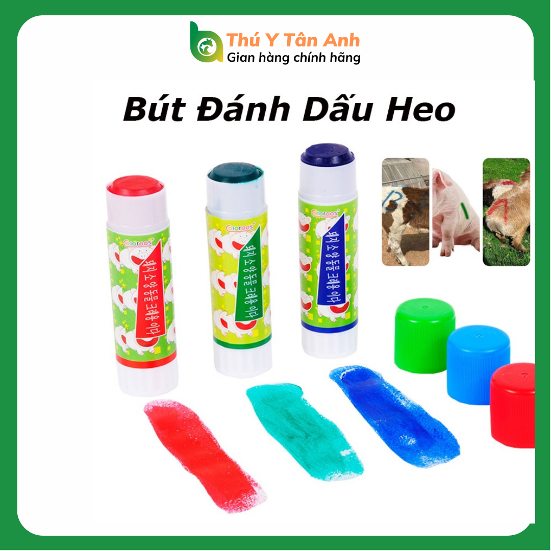 Bút đánh dấu heo màu tuỳ chọn - bút sáp đánh dấu gia súc chống nước, không trôi