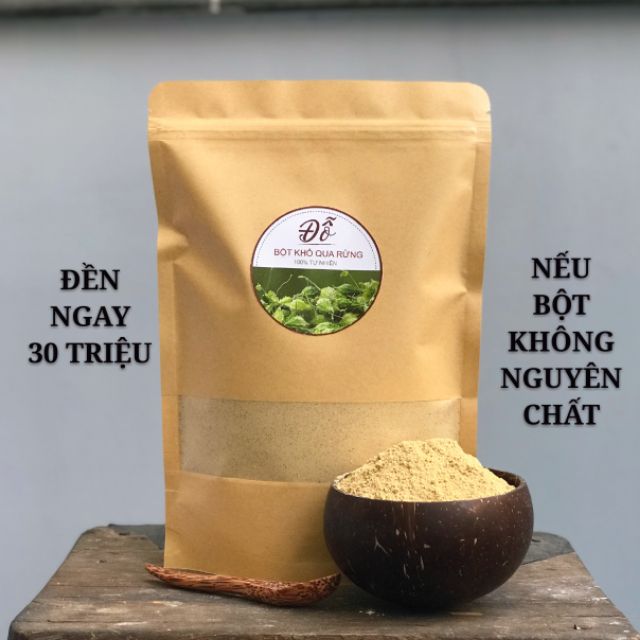 100g ; 250g bột khổ qua rừng làm đẹp handmade nguyên chất 100%