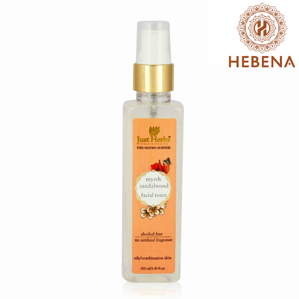 Toner đàn hương Just Herbs Myrrh Sandalwood Facial Toner - hebenastore