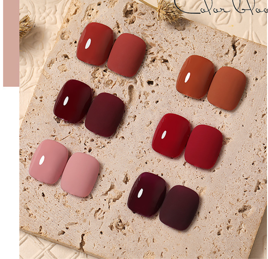 Sơn gel as nâu đỏ sang chảnh - mã mk