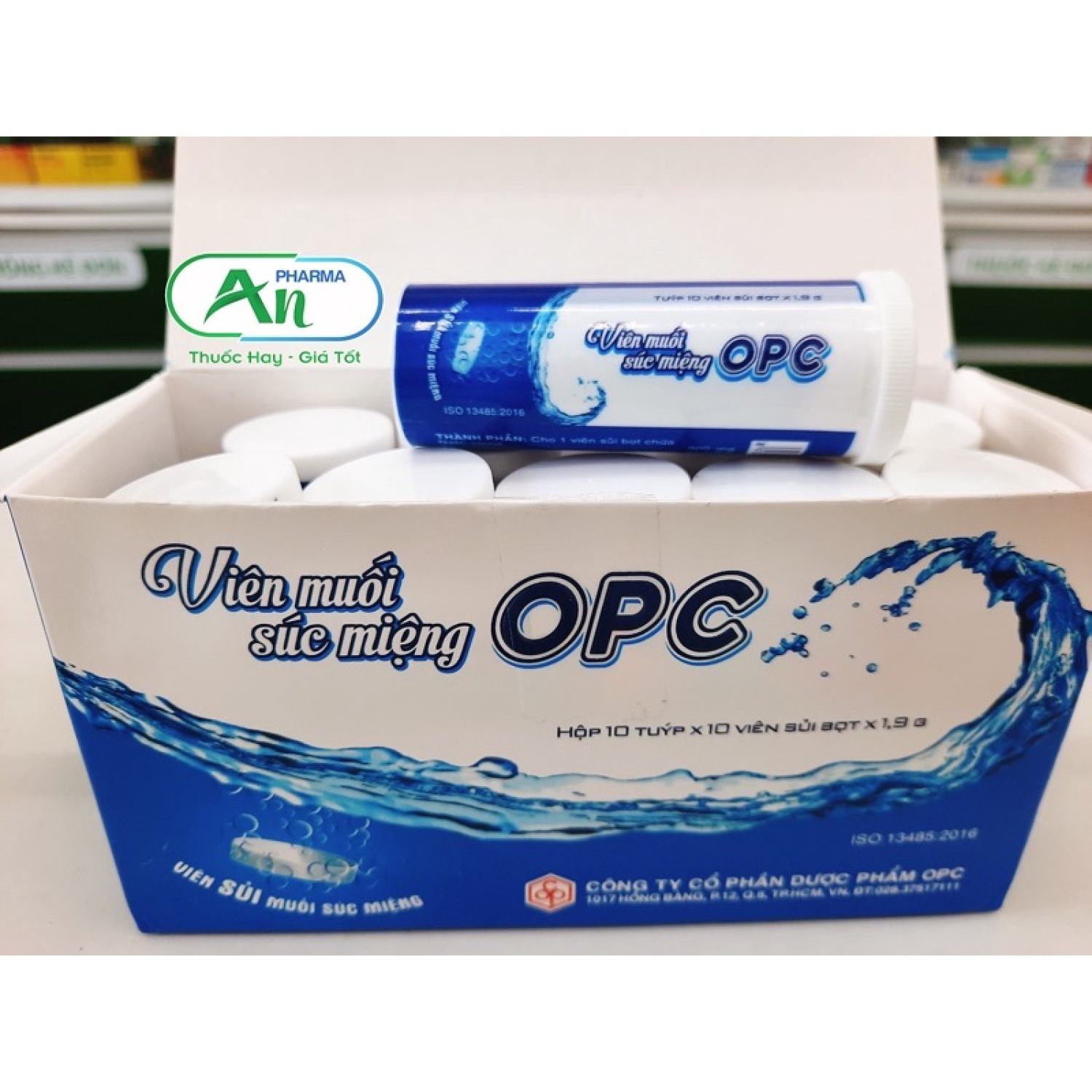 Viên muối xúc họng - Tuýp 10 viên