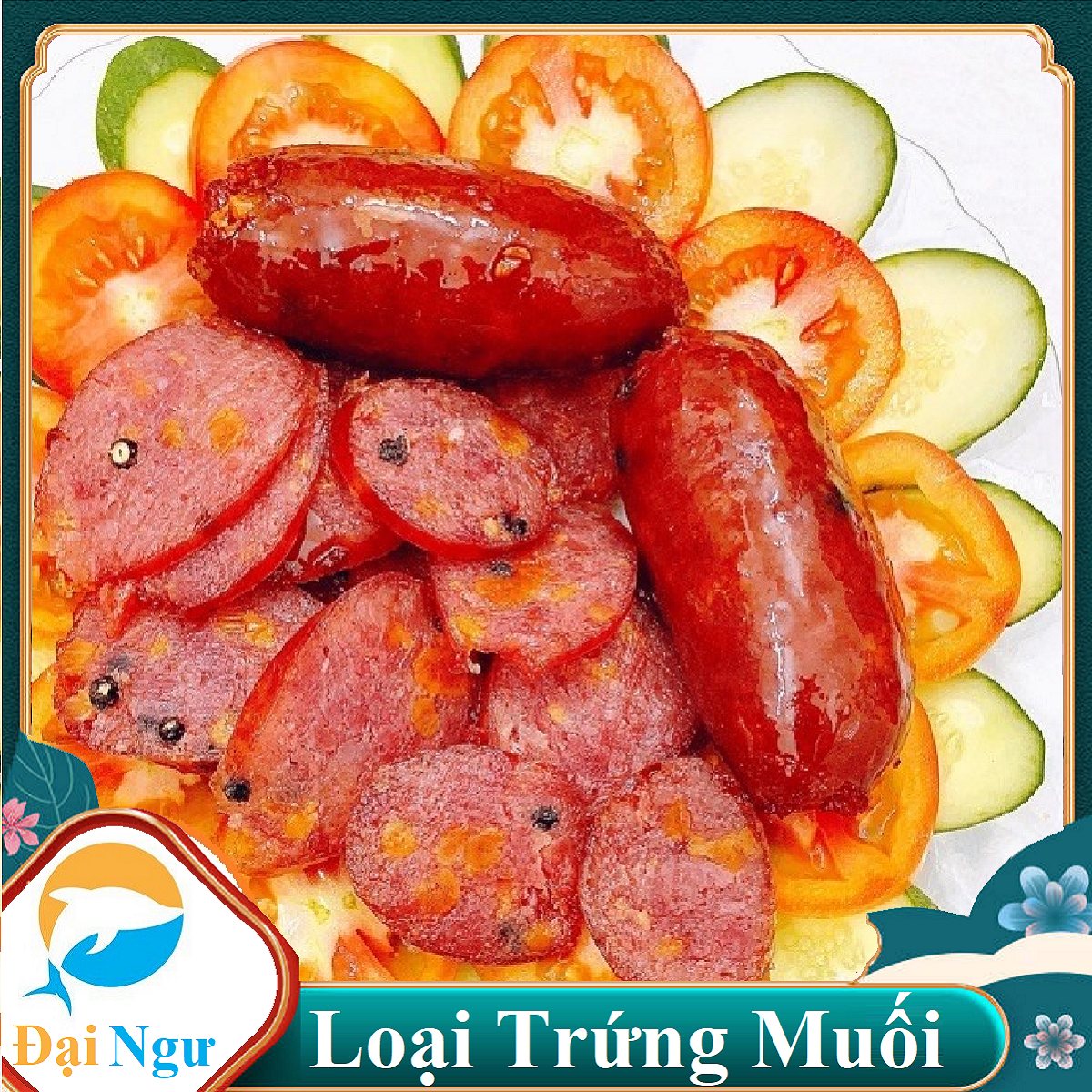 Hồ Lô Trứng Muối Siêu Ngon-  Lạp Xưởng Trứng Muối Loại 1 -- ĐẠI NGƯ