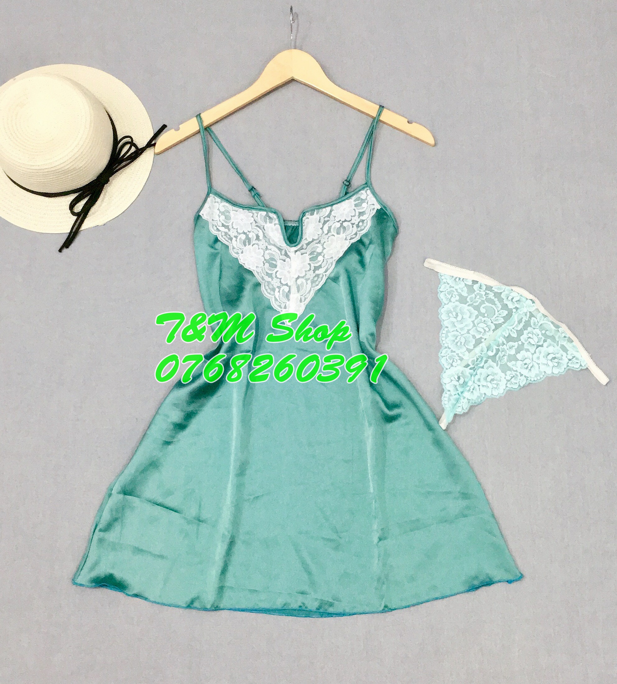 Váy satin phối ren cổ v sexy gợi cảm kèm chip, vải satin xịn mặc bao mát hàng nhà may - váy satin cổ v