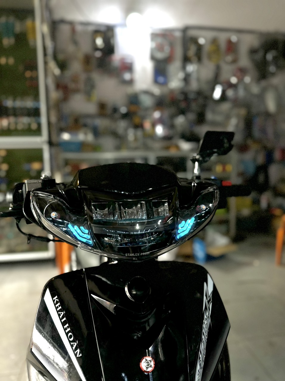 Pha đèn 2 tầng zinpat sirius pro led _mica hãng lắp ốp sihello - _ht racing