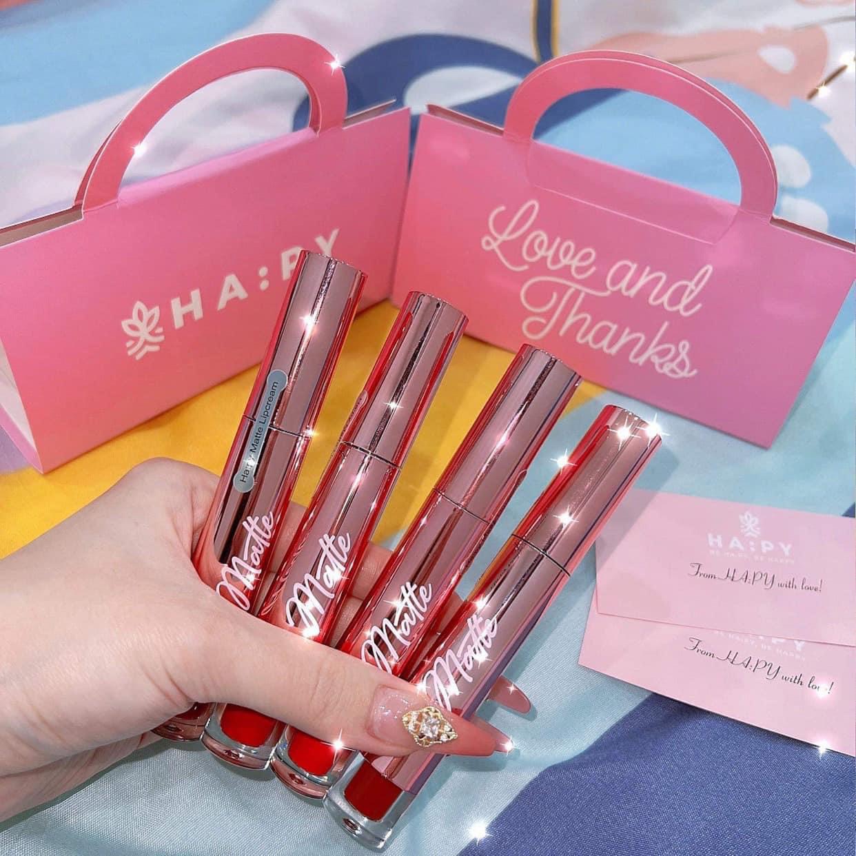 Son kem lì ROSES MINI GARDEN lên màu chuẩn, bền màu, lâu trôi không gây khô, thâm môi new